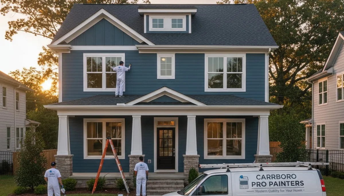 Professional house painting service in Raleigh, NC for residential exterior and interior projects