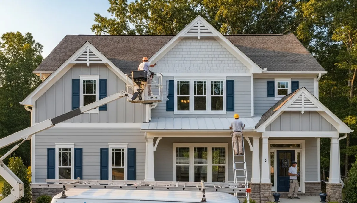 House painting team serving Raleigh, NC with professional residential painting services